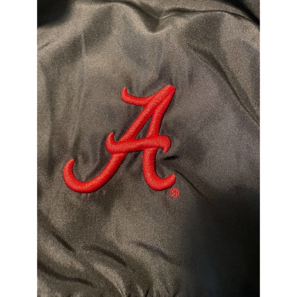 Rivalry Threads Alabama Crimson Tide Black Mens M Medium Pullover Shirt Snap - Picture 6 of 9